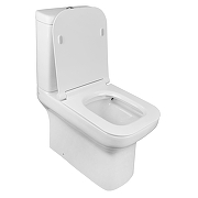 Унитаз компакт Creo Ceramique Arles AS1002+AS1003+AS1001T цвет Белый с бачком и сиденьем Микролифт-1