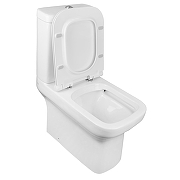 Унитаз компакт Creo Ceramique Arles AS1002+AS1003+AS1001T цвет Белый с бачком и сиденьем Микролифт-2