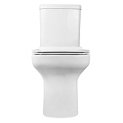 Унитаз компакт Creo Ceramique Arles AS1002+AS1003+AS1001T цвет Белый с бачком и сиденьем Микролифт-7