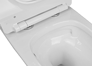 Унитаз Creo Ceramique CR1100NR подвесной цвет Белый с сиденьем Микролифт-7
