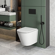 Унитаз Grossman Торнадо GR-4403SQ подвесной цвет Белый с сиденьем Микролифт-2