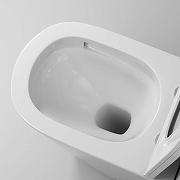 Унитаз Grossman Торнадо GR-4403SQ подвесной цвет Белый с сиденьем Микролифт-5