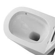 Унитаз Grossman Торнадо GR-4403SQ подвесной цвет Белый с сиденьем Микролифт-9