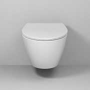 Унитаз Grossman Торнадо GR-4405SQ подвесной цвет Белый с сиденьем Микролифт-3