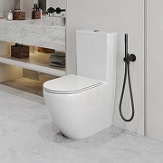 Унитаз компакт Grossman Торнадо GR-4407SQ цвет Белый с бачком и сиденьем Микролифт-2