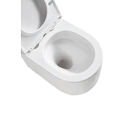 Унитаз Grossman Торнадо GR-4408SQ подвесной цвет Белый с сиденьем Микролифт-7