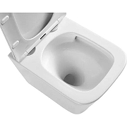 Унитаз Grossman Торнадо GR-4409SQ подвесной цвет Белый с сиденьем Микролифт-4