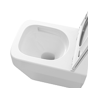 Унитаз Grossman Торнадо GR-4410SQ подвесной цвет Белый с сиденьем Микролифт-2