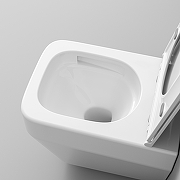 Унитаз Grossman Торнадо GR-4410SQ подвесной цвет Белый с сиденьем Микролифт-7