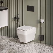 Унитаз Grossman Торнадо GR-4410SQ подвесной цвет Белый с сиденьем Микролифт-8