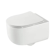 Унитаз Grossman Торнадо GR-4416SQ подвесной цвет Белый с сиденьем Микролифт