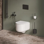 Унитаз Grossman Торнадо GR-4416SQ подвесной цвет Белый с сиденьем Микролифт-2