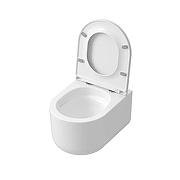 Унитаз Grossman Торнадо GR-4416SQ подвесной цвет Белый с сиденьем Микролифт-3