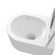 Унитаз Grossman Торнадо GR-4416SQ подвесной цвет Белый с сиденьем Микролифт-4