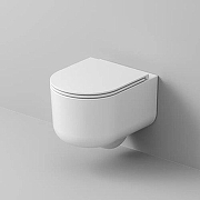 Унитаз Grossman Торнадо GR-4416SQ подвесной цвет Белый с сиденьем Микролифт-5