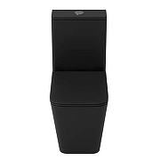 Унитаз компакт Grossman Торнадо GR-4418BMSQ цвет Черный матовый с бачком и сиденьем Микролифт-5