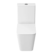 Унитаз компакт Grossman Торнадо GR-4418MSQ цвет Белый матовый с бачком и сиденьем Микролифт-4