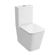 Унитаз компакт Grossman Торнадо GR-4418SQ подвесной цвет Белый с сиденьем Микролифт