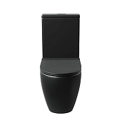 Унитаз компакт Grossman GR-4446BMS цвет Черный матовый с бачком и сиденьем Микролифт-3