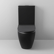 Унитаз компакт Grossman GR-4446BMS цвет Черный матовый с бачком и сиденьем Микролифт-7