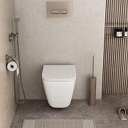 Унитаз Grossman Торнадо GR-4479SQC подвесной цвет Белый глянцевый с сиденьем Микролифт-3