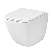 Унитаз Grossman Торнадо GR-4497SQC подвесной цвет Белый глянцевый с сиденьем Микролифт