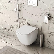 Унитаз Grossman Торнадо GR-4497SQC подвесной цвет Белый глянцевый с сиденьем Микролифт-2