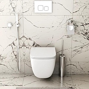 Унитаз Grossman Торнадо GR-4497SQC подвесной цвет Белый глянцевый с сиденьем Микролифт-3