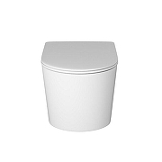 Унитаз Grossman Торнадо GR-4499SQ подвесной цвет Белый с сиденьем Микролифт-3