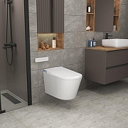 Унитаз биде Grossman Smart GR-5702 подвесной цвет Белый с сиденьем Микролифт-10