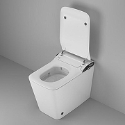 Унитаз биде Grossman Smart GR-PR-5701 приставной цвет Белый с сиденьем Микролифт-13