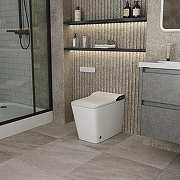 Унитаз биде Grossman Smart GR-PR-5701 приставной цвет Белый с сиденьем Микролифт-17