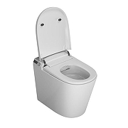 Унитаз биде Grossman Smart GR-PR-5702 приставной цвет Белый с сиденьем Микролифт-7