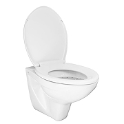 Унитаз Creo Ceramique Project PR1100N подвесной цвет Белый с сиденьем Микролифт-1