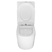 Унитаз компакт Creo Ceramique Rennes RE1002R+RE1003+RE1001T/AR1001T цвет Белый с бачком и сиденьем Микролифт-4