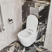 Унитаз STWORKI Готланд S13401WH подвесной цвет Белый с сиденьем Микролифт-6