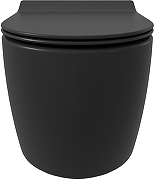 Унитаз STWORKI Ноттвиль SETK3104-2616-145-1-6000 подвесной цвет Черный матовый с сиденьем Микролифт-13