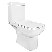 Унитаз компакт Creo Ceramique Tours TO1002N+TO1003N+TO1001N цвет Белый с бачком и сиденьем Микролифт