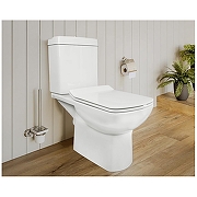 Унитаз компакт Creo Ceramique Tours TO1002N+TO1003N+TO1001N цвет Белый с бачком и сиденьем Микролифт-14