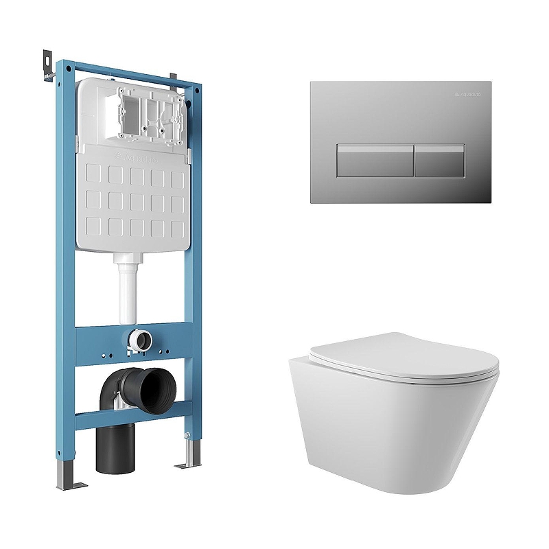 Комплект унитаза с инсталляцией Aqueduto Cone AQDS197 