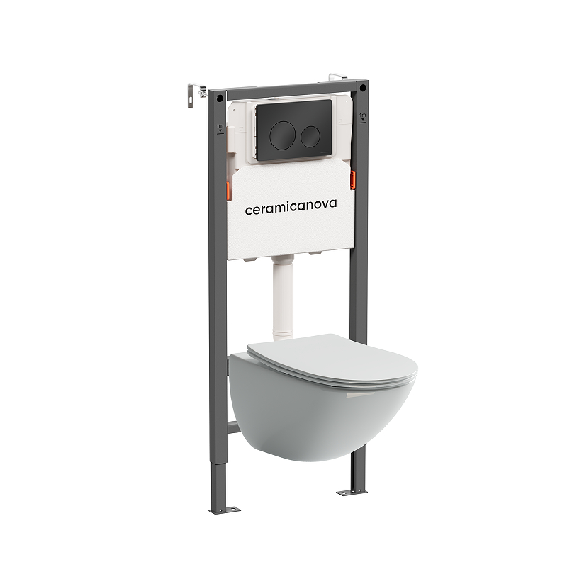 Комплект унитаза с инсталляцией Ceramicanova Mono CN1905_121001MB 