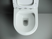 Унитаз с инсталляцией Ceramicanova Mono CN1905_121002MB цвет Белый с сиденьем Микролифт и клавишей смыва цвет Черный матовый-3