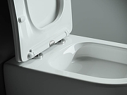 Унитаз с инсталляцией Ceramicanova Mono CN1905_121002MB цвет Белый с сиденьем Микролифт и клавишей смыва цвет Черный матовый-4