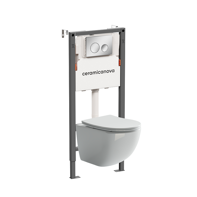 Комплект унитаза с инсталляцией Ceramicanova Forma CN3009_121001CH 
