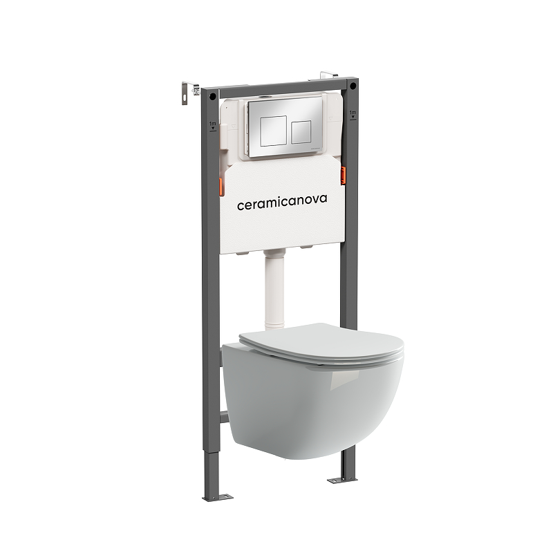 Комплект унитаза с инсталляцией Ceramicanova Forma CN3009_121002CH 