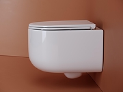 Унитаз с инсталляцией Ceramicanova Ulma CN4006_121001MB цвет Белый с сиденьем Микролифт и клавишей смыва цвет Черный матовый-3