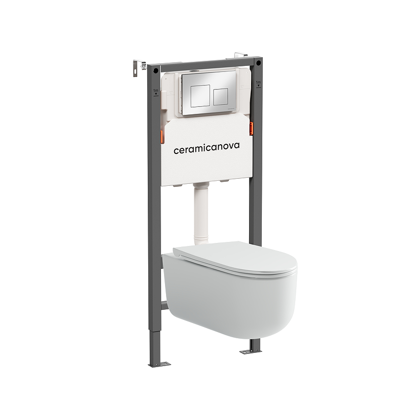 Комплект унитаза с инсталляцией Ceramicanova Ulma CN4006_121002CH 