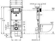 Инсталляция Kerama Marazzi INST.PRO.WC для унитаза без клавиши смыва-1