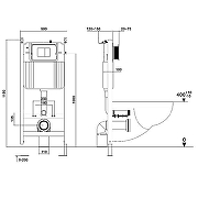 Инсталляция Grossman 900.K31.02.000 без клавиши смыва-1