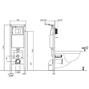 Инсталляция Grossman 900.K31.03.000 без клавиши смыва-1